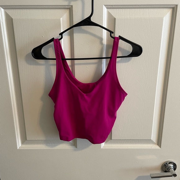 lululemon athletica Tops - Womens Lululemon Align Cropped Tank Pink Size 2